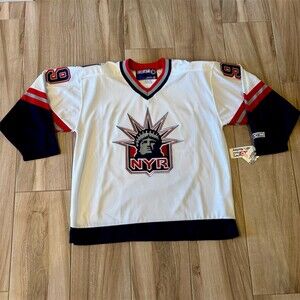 CCM New York Rangers Lady Liberty Semi ProJersey Wayne Gretzky #99 White NHL